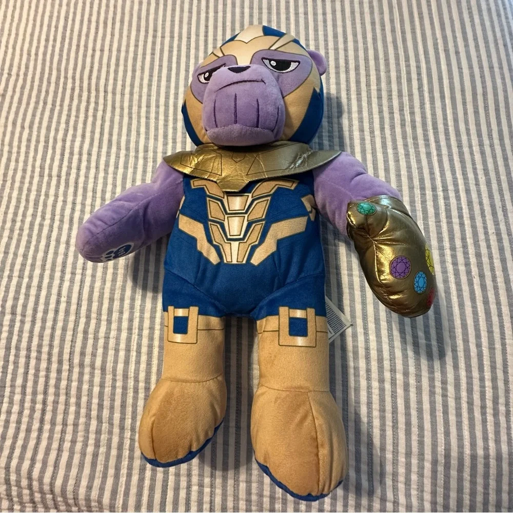 Build-A-Bear Marvel Avengers Thanos Plush Bear with Infinity Gauntlet 16
